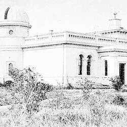 Negative - Main Building, Melbourne Observatory, South Yarra, Victoria, pre 1883