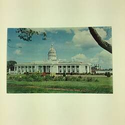 HT 54820, Postcard - The Town Hall, Colombo, Ceylon, 1967 (MIGRATION), Document, Registered