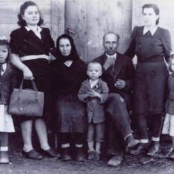 Digital Image - Senjov Family, Trieste, Italy, 1952