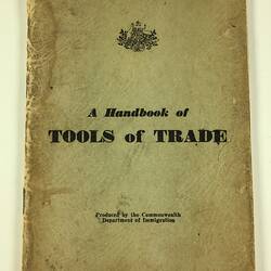 Booklet - 'A Handbook of Tools of Trade', Dept of Immigration, Australia, circa 1960s