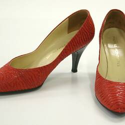 Shoes - Paragon, Pierre Fontaine, 'Chaussures' Court, Red, 1990
