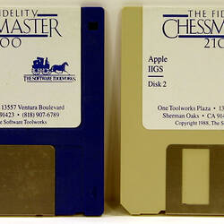Apple II Software Game - 'Chessmaster', 3½" Floppy Disks, 1988