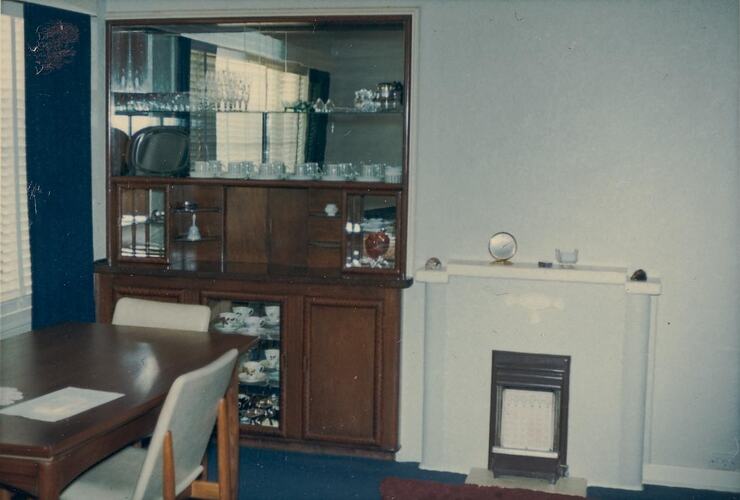 Digital Photograph - View of Dining Room, Ivanhoe East, 1966