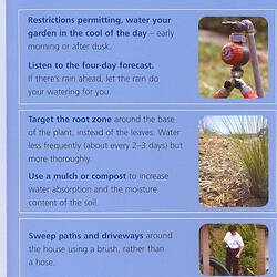 Brochure - 'Easy ways to be a water saver', Victorian Government, October 2003