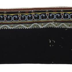 Decorated legging (front view)