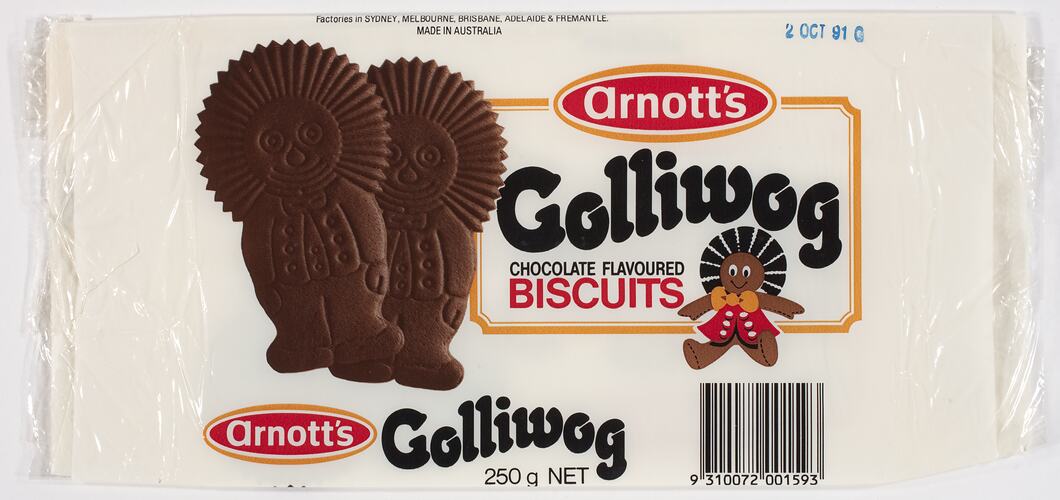 Biscuit Wrapper - Arnott's Golliwog Biscuits