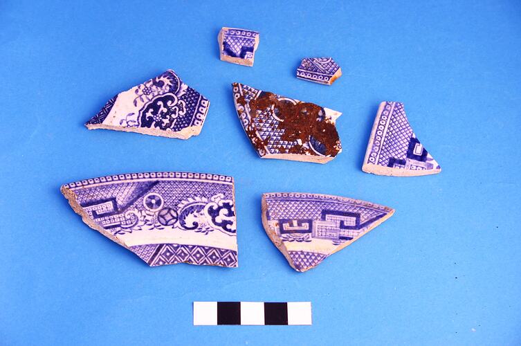 Plate - Ceramic, Willow, circa 1805-circa 1900