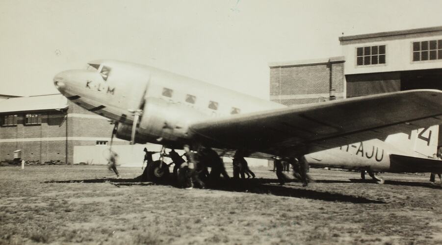 Photograph - K.L.M. Royal Dutch Airlines, DC-2 Aeroplane, Victoria, Oct 1934