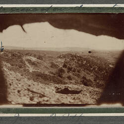 Photograph - No Mans Land & Dead Soldier, Gallipoli, Türkiye (formerly Turkey), Trooper George Simpson Millar, World War I, Jun, 1915