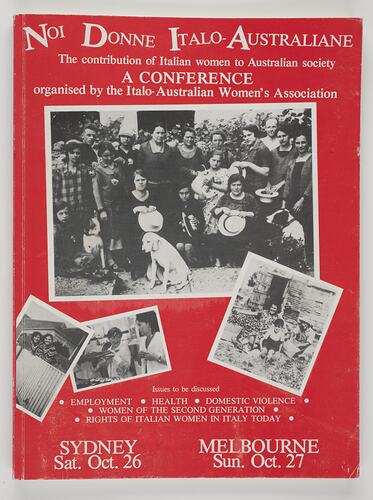 Conference Proceedings - the First Congress for Italo-Australian Women, 1985
