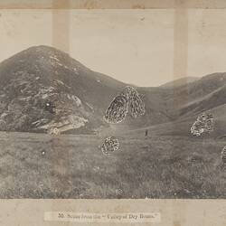 Photograph - Scene from the Valley of Dry Bones, Deal Island, 1890 (Damaged)