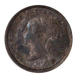 Coin - Groat Maundy, Queen Victoria, Great Britain, 1847 (Obverse)