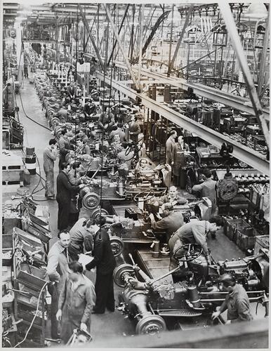 Photograph - Massey Ferguson, Workers on Production Line, Banner Lane, Coventry, England, 28 Mar 1961