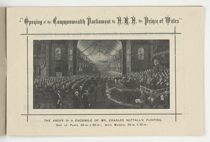 Booklet - Mr. Charles Nuttall's Historical Painting