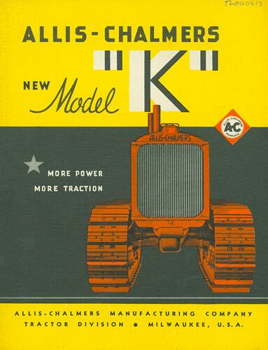 Allis-Chalmers Model K Crawler Tractor