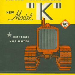 Allis-Chalmers Model K Crawler Tractor