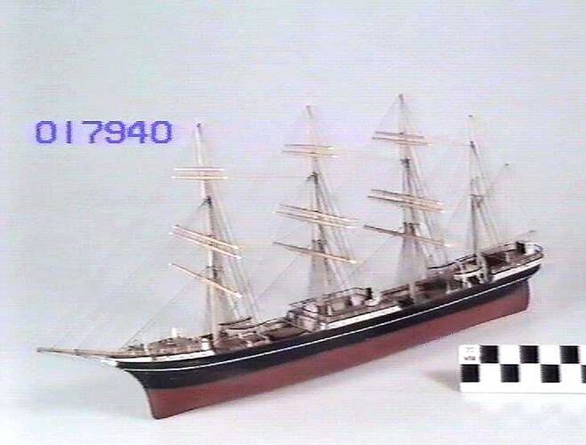 Ship Model - Barque, Garthpool