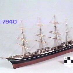 Ship Model - Barque, Garthpool