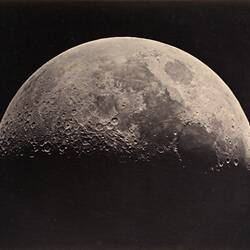 Photograph - Moon, taken with the Great Melbourne Telescope, Melbourne Observatory, South Yarra, 1875