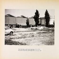 Photograph - North West Frontage of Western Annexe, Exhibition Building, Melbourne, 1962