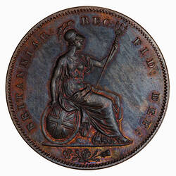Proof Coin - Penny, Queen Victoria, Great Britain, 1859 (Reverse)