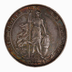 Coin - Florin (2 Shillings), Edward VII, England, Great Britain, 1902 (Reverse)
