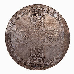 Coin - Halfcrown, William III, Great Britain, 1697 (Reverse)