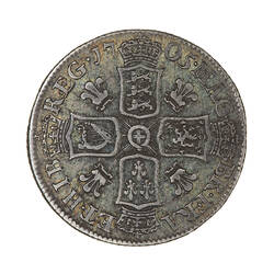 Coin - 1 Shilling, Queen Anne, England, Great Britain, 1705 (Reverse)