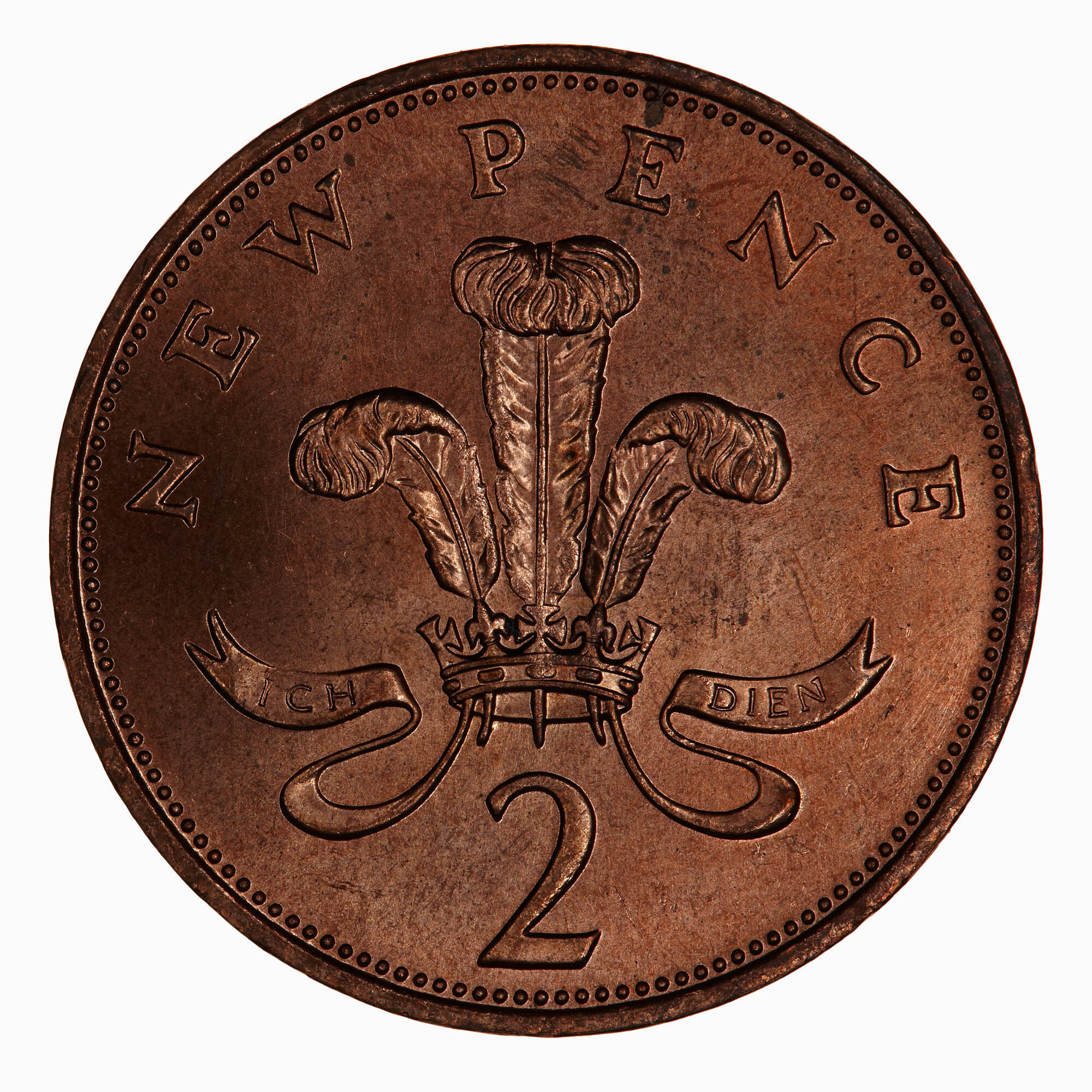 Coin - 2 New Pence, Elizabeth II, Great Britain, 1971