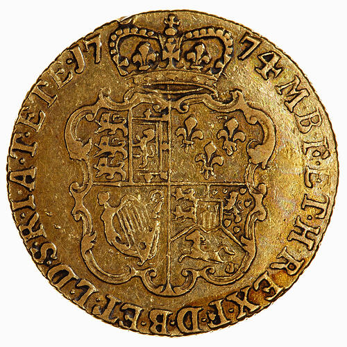 Coin - 1 Guinea, George III, Great Britain, 1774 (Reverse)