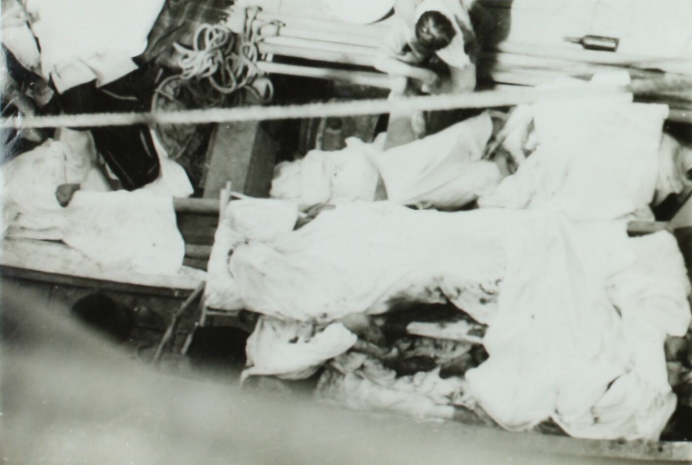 Photograph - Wounded People From SS Nora Mulla on HMAS Hobart ...