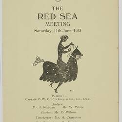 Programme - 'The Red Sea Meeting', Orient Line