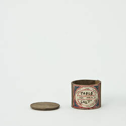 Canister - Table Salt, Larder & Store Room, Doll's House, 'Pendle Hall', 1940s