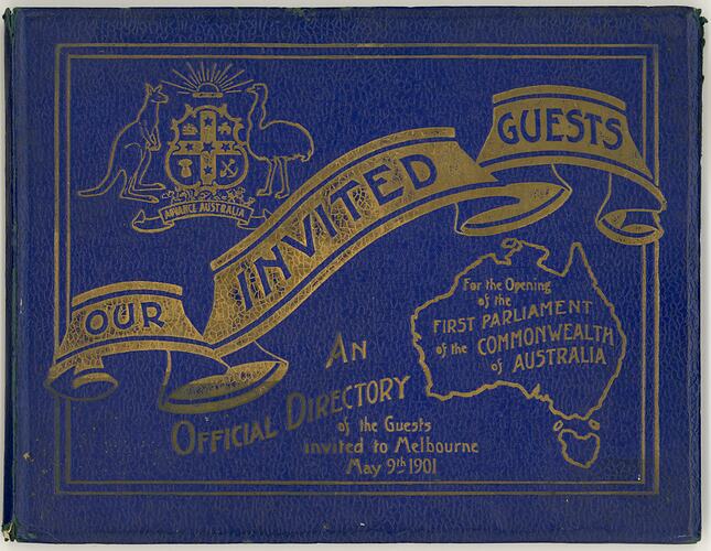Book - Our Invited Guests An Official Directory, Melbourne, Victoria, 1901