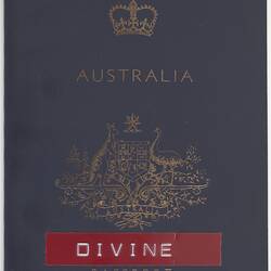Passport - Issued to John Divine, by Commonwealth of Australia, 5 Jun 1974