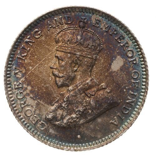 Coin - 10 Cents, British Honduras (Belize), 1918