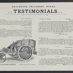 Catalogue - 'H.V. McKay's Braybrook Implement Works', circa 1905