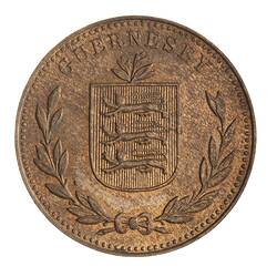 Coin - 8 Doubles, Guernsey, Channel Islands, 1947