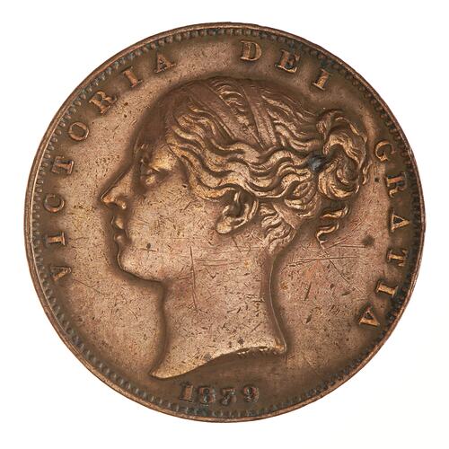 Coin - Farthing, Isle of Man, 1839