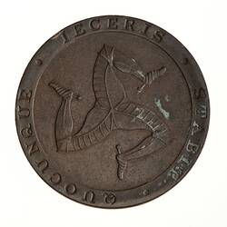 Coin - 1/2 Penny, Ramsey, Isle of Man, 1831
