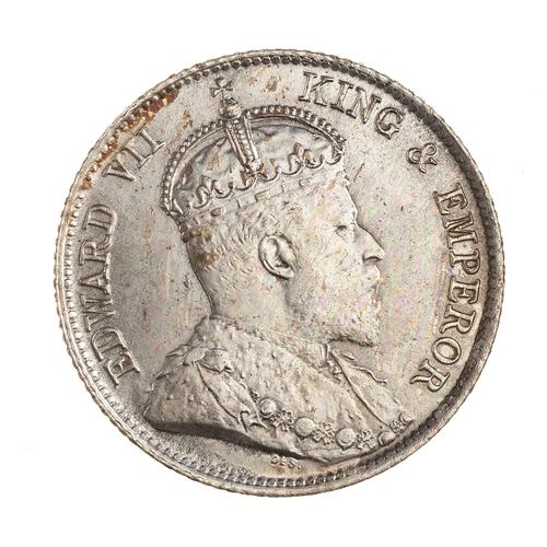 Coin - 10 Cents, Hong Kong, 1903