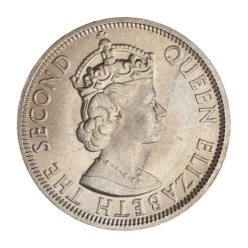 Coin - 50 Cents, Malaya & British Borneo, 1961