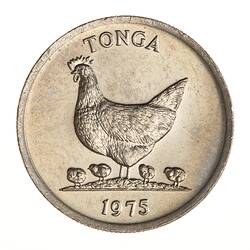 Coin - 5 Senti, Tonga, 1975