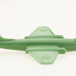 Toy Aeroplane - Green Plastic
