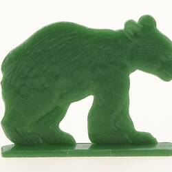 Toy Bear - Green Plastic