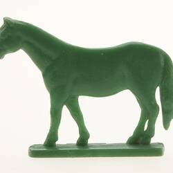 Toy Horse - Green Plastic