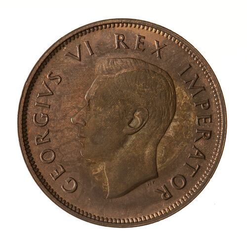 Coin - 1/2 Penny, South Africa, 1938