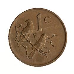 Coin - 1 Cent, South Africa, 1974