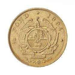 Coin - 1/2 Pond, South Africa, 1894