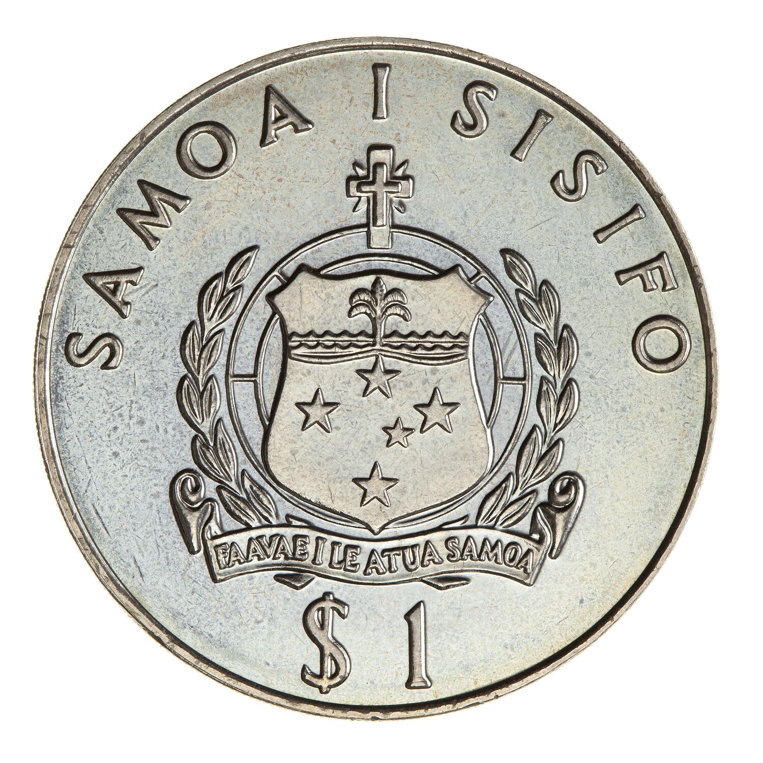 Coin - 1 Tala, Wilhelm Solf, Governor, Samoa, 1980